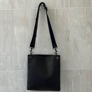Bottega Veneta Braided leather crossbody bag.